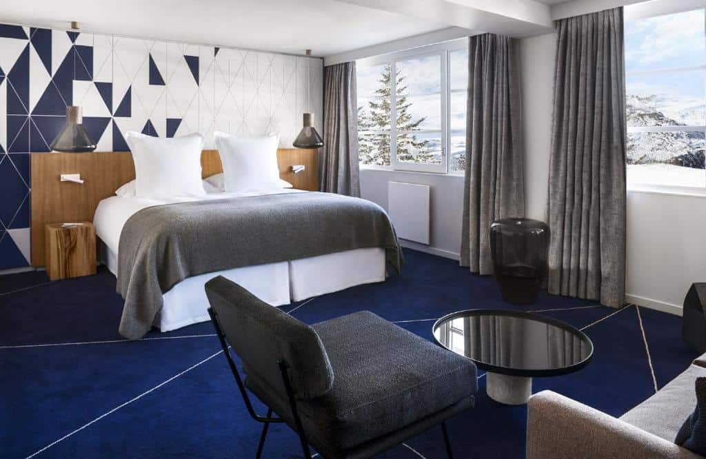 White 1921 Courchevel - a cute, cosy, and unusual ski hotel with a sleek and modern interior