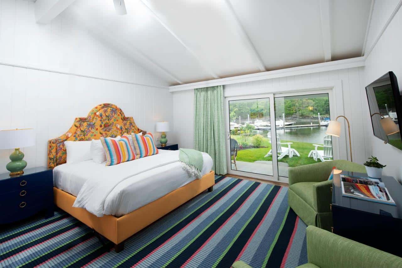 Yachtsman Lodge & Marina - a colorful, kitsch, and fun riverfront hotel to stay in Kennebunkport1