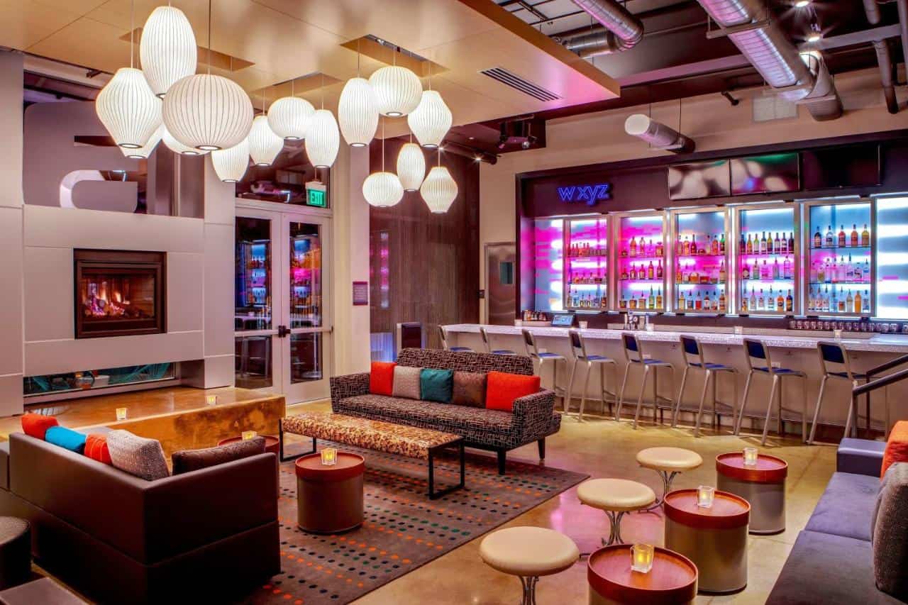 Aloft Alpharetta - a colorful, kitsch, and fun party hotel to stay in Lake Lanier1