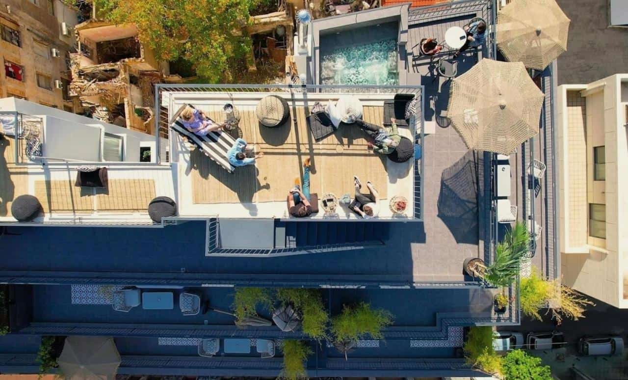 Hotel with a rooftop pool in Athens