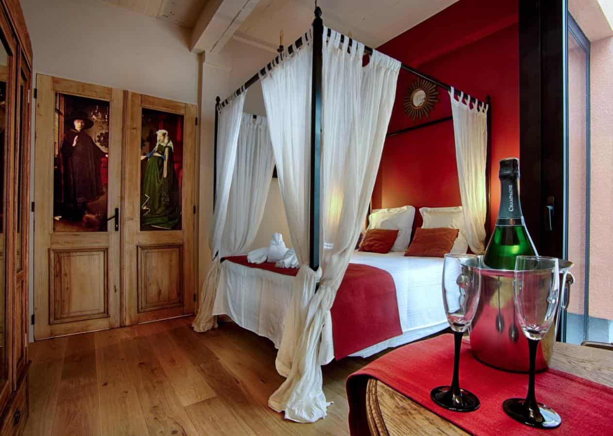 Romantic hotel in Bruges