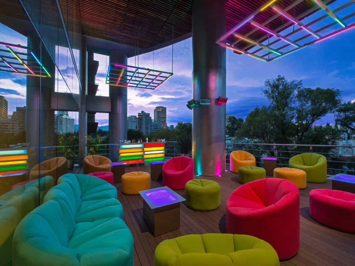 W Mexico City - a colorful, kitsch, and fun party hotel to stay in Mexico City