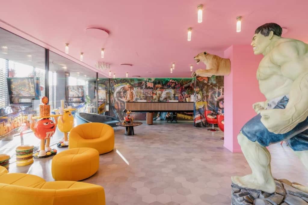 Collini Rooms - a funky, unique and hip hotel filled with themed Instagrammable décor and features