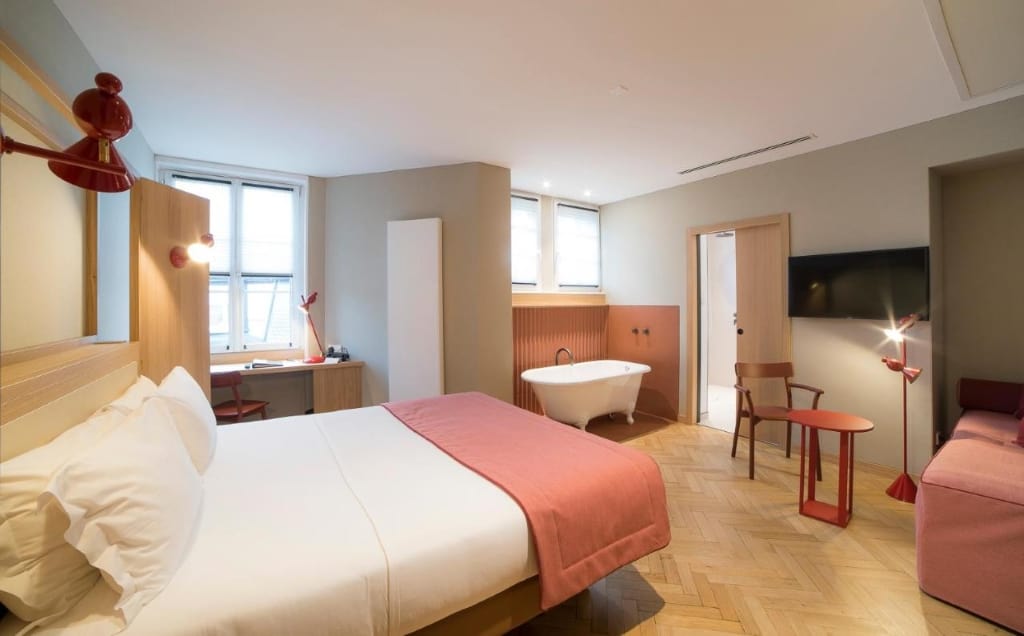 HANNONG Hotel & Wine Bar - one of Strasbourg's most upscale accommodations providing a contemporary, retro and elegant stay