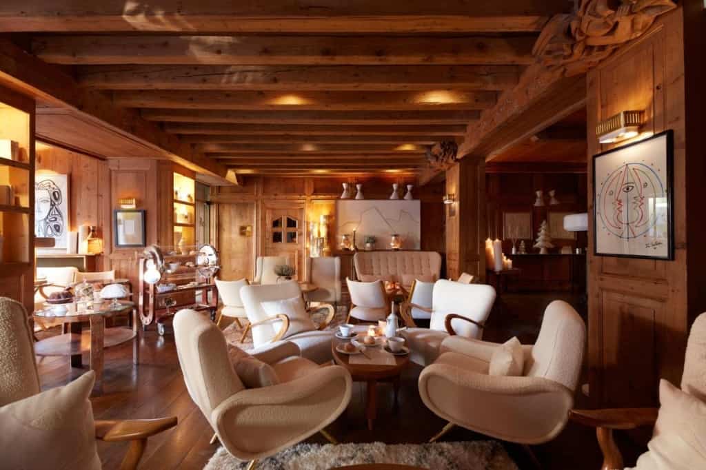 Hotel Mont Blanc Megève - a chic, upscale and art boutique hotel centrally located in the famous Church Square