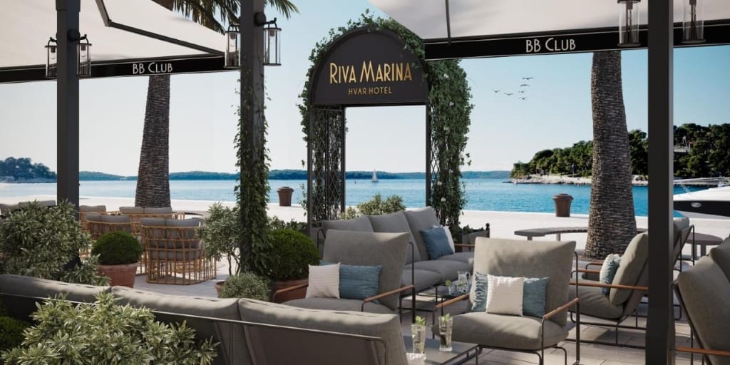 Riva Marina Hvar Hotel - one of the best boutique hotels on the island providing guests with a newly renovated, unique and themed stay