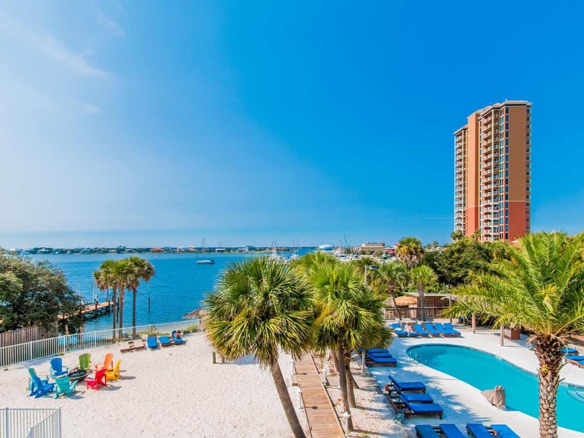 Surf & Sand Hotel - a colorful, kitsch, and fun party hotel to stay in Pensacola Beach
