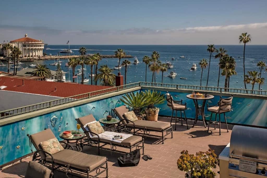 The Avalon Hotel in Catalina Island - a petite, classic boutique lodging located in the heart of the island
