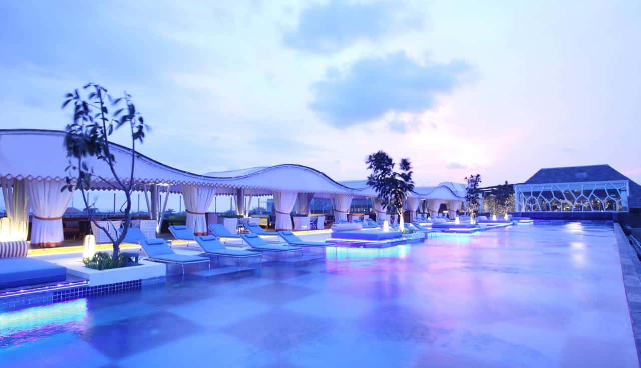 Trendy resort in Bali