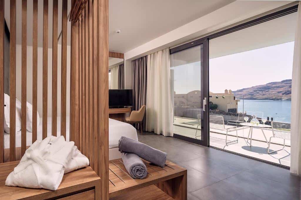 A quiet hotel in Rhodes