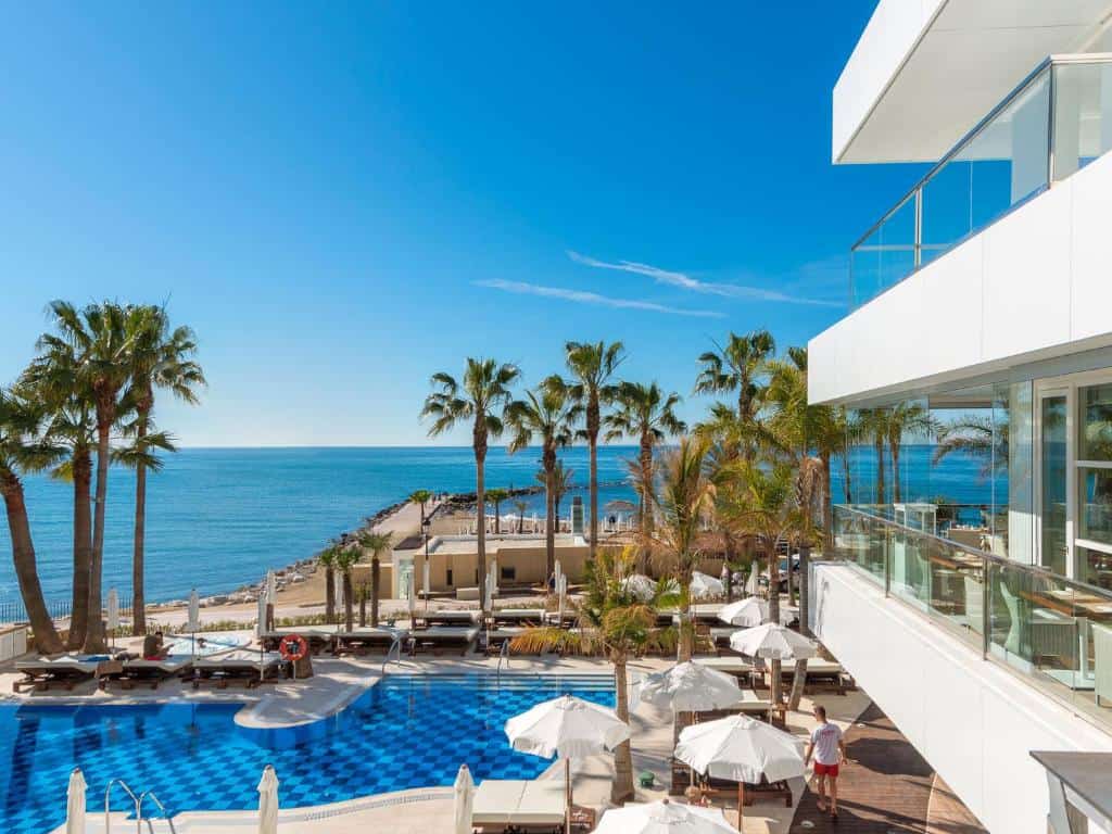 A popular hotel in Marbella