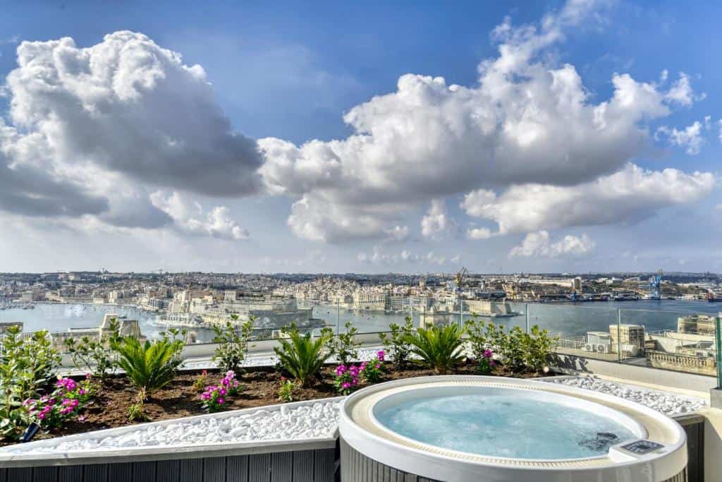 A popular hotel in Malta