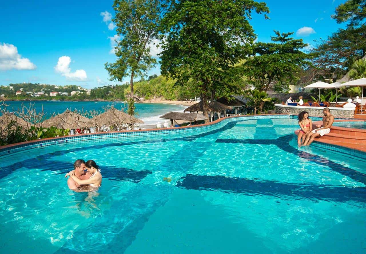 Sandals Regency La Toc All Inclusive Golf Resort and Spa - Couples Only - easily one of the resort hotels to stay in St Lucia perfect for Millennials and Gen Zs