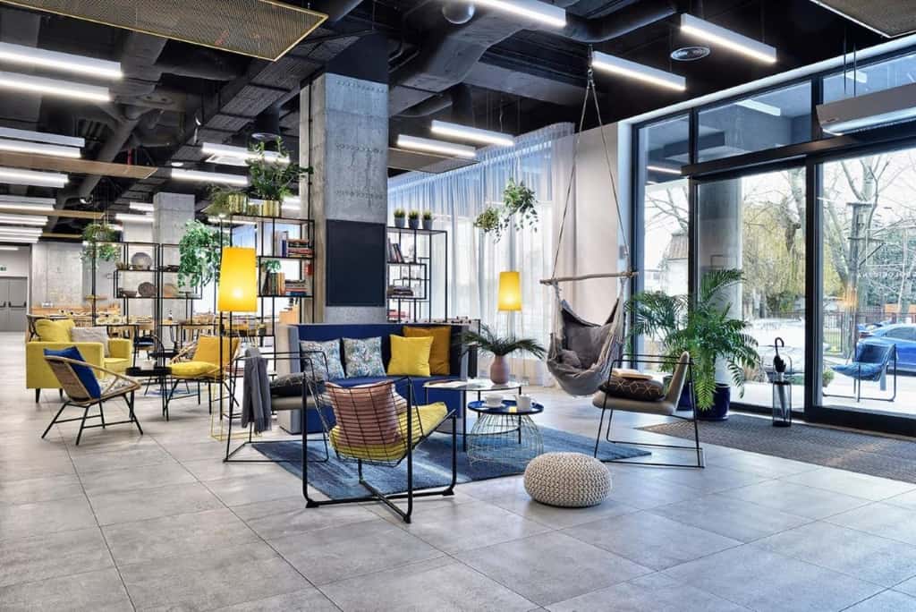 Arche Hotel Geologiczna – Włochy - a hip, stylish and industrial-style hotel located in the business district of the city 