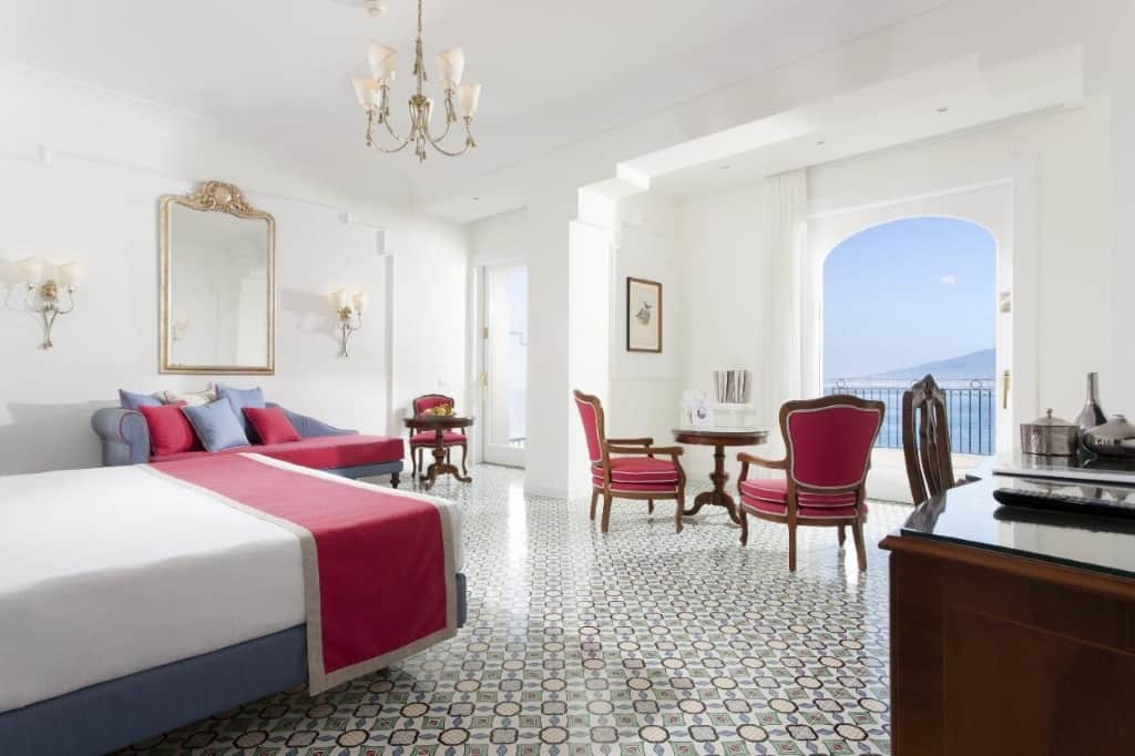 Grand Hotel Ambasciatori - a 5-star, upscale and elegant hotel where guests have the luxury of a private beach