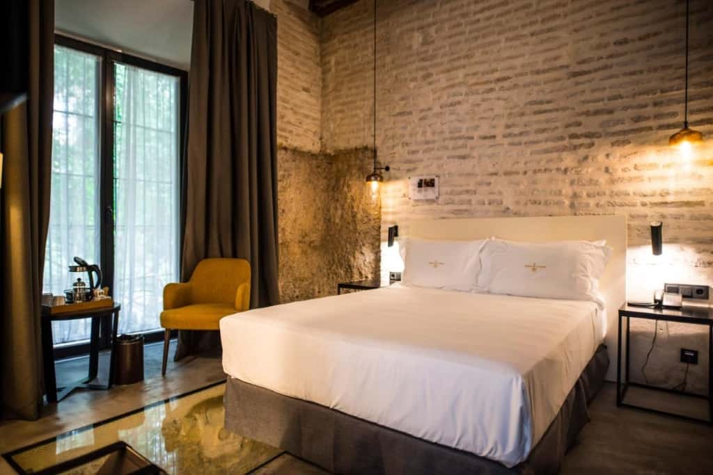 Hotel Legado Alcazar - a cool, trendy and petite accommodation where guests can hire bikes to explore around Seville