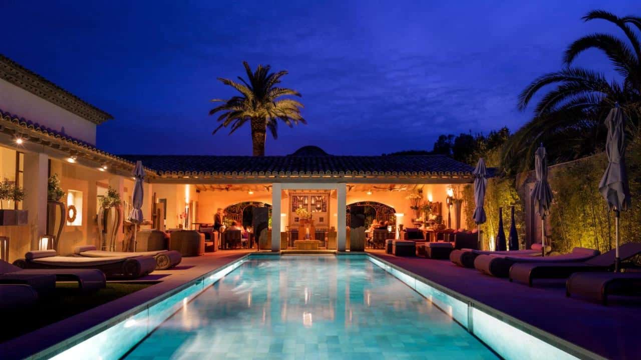 Luxury hotel in St Tropez