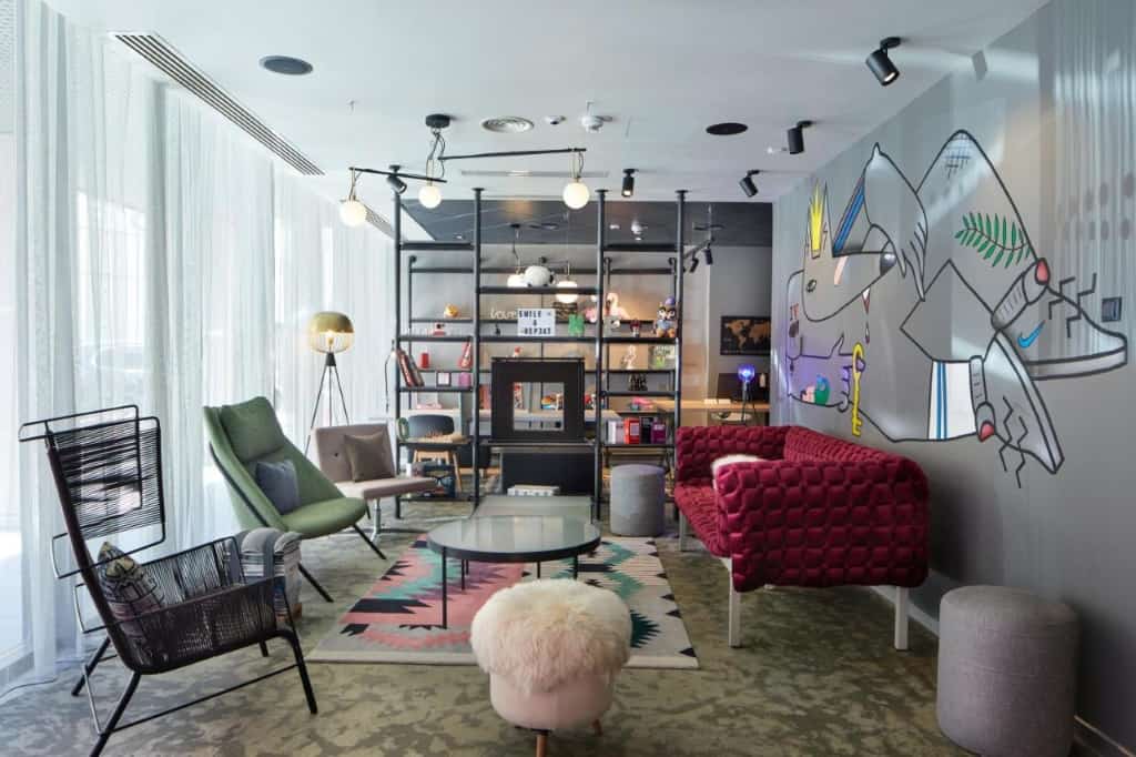 Moxy Bucharest Old Town - a cool, hip and creative accommodation perfect for partying Millennials and Gen Zs