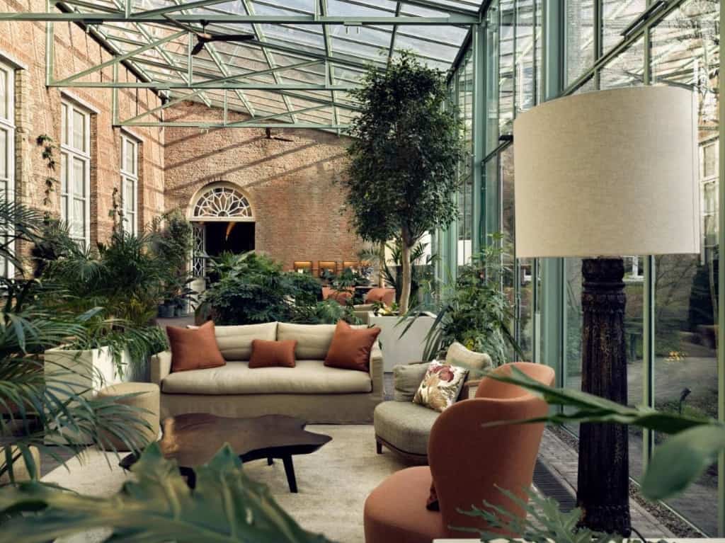Botanic Sanctuary Antwerp - a 5-star, elegant and industrial-chic hotel where guests can experience the luxury of fine dining