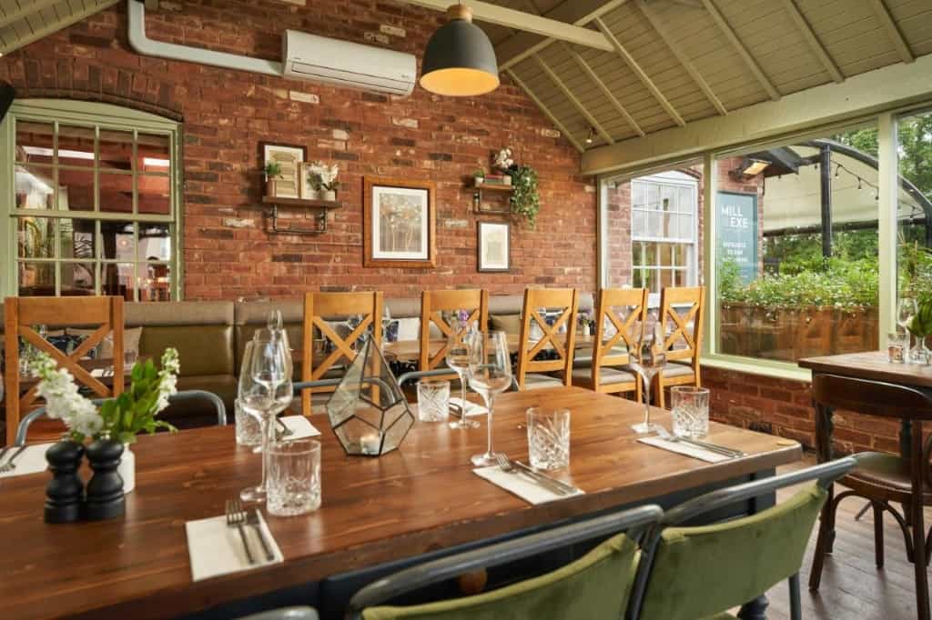 Mill on the Exe - a newly renovated, rustic-chic and stylish hotel located along the banks of the river