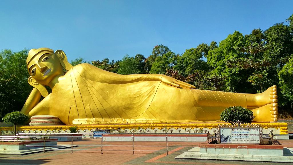 100 Feet Lying Statue of Gautama Buddha