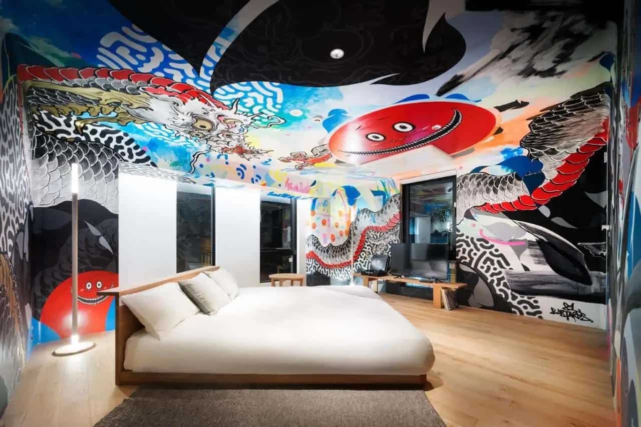 Artist Hotel Manga Themed Bedroom