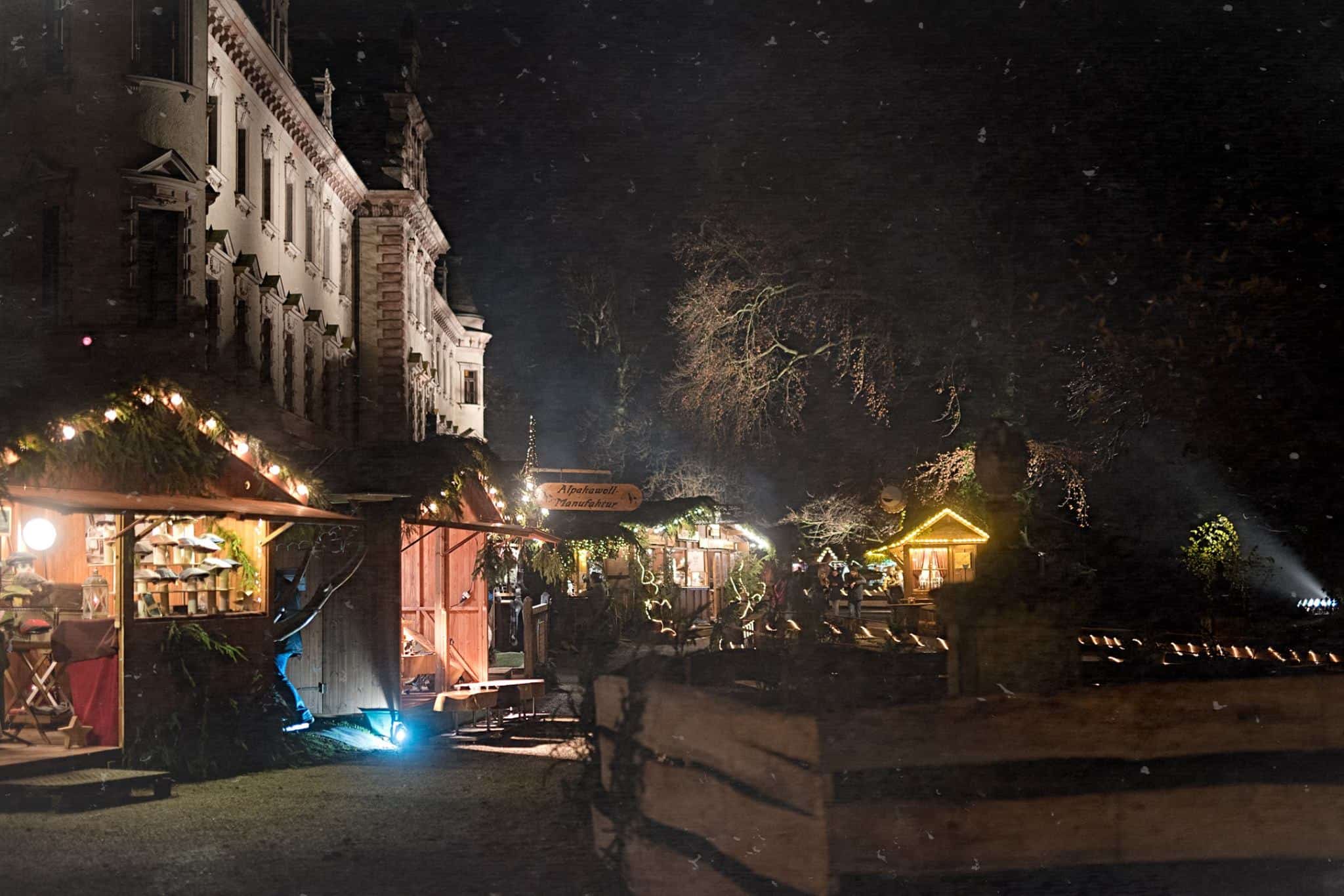 Romantic Christmas market Bavaria