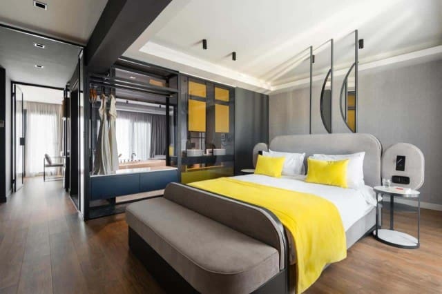 Bedroom at Colors Hotel l Global Grasshopper – travel inspiration for the road less travelled