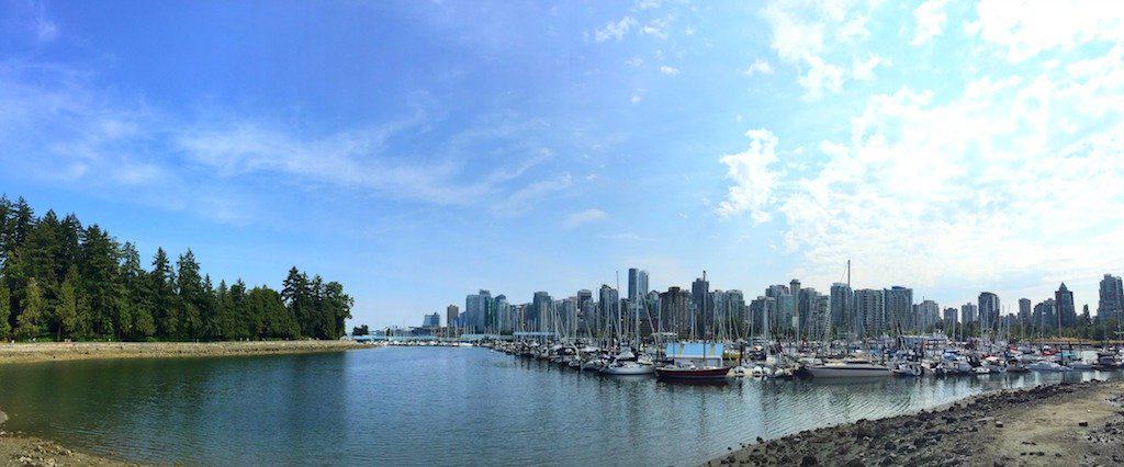 Panorama photo of Vancouver